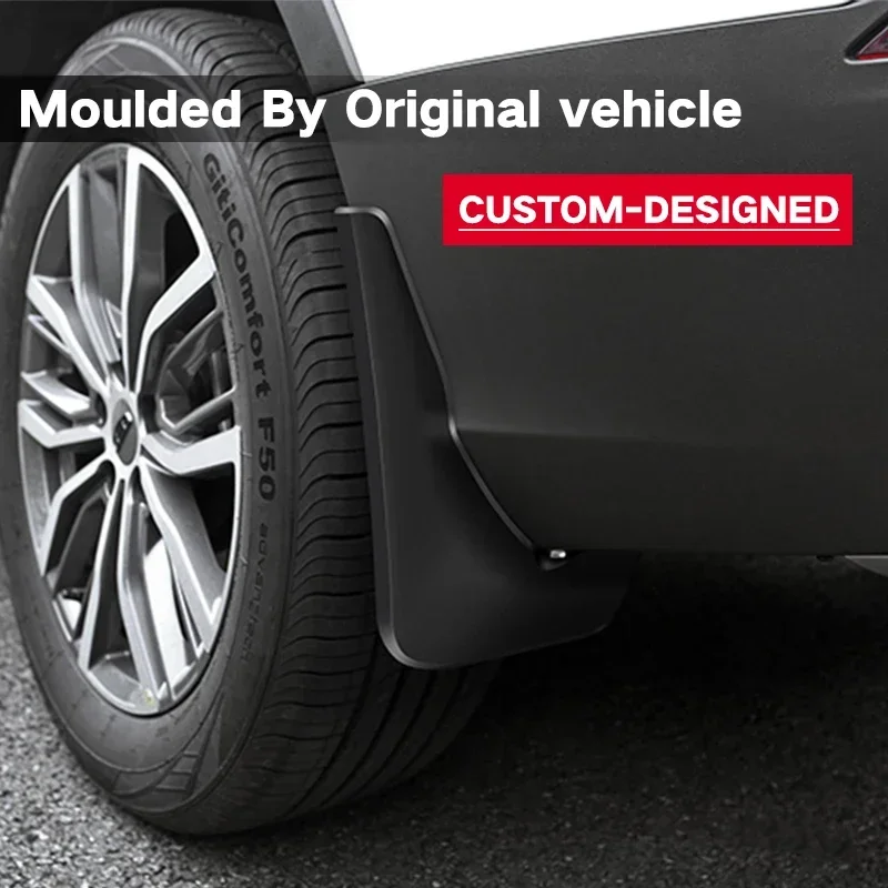 

MudFlaps For Tesla Cybertruck 2023 2024 Pickup Mudguards Mud Flaps Splash Guards Front Rear Wheels Fender Car Accessories 4Pcs