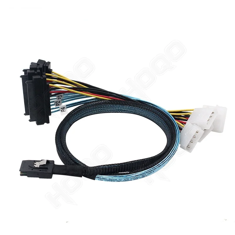 cabo-de-dados-para-disco-rigido-mini-sas-sff-8087-para-4-sff-8482-com-alimentacao-de-4-pinos-cabo-sff-8087-host-para-4-sas-29-pinos-sff8482