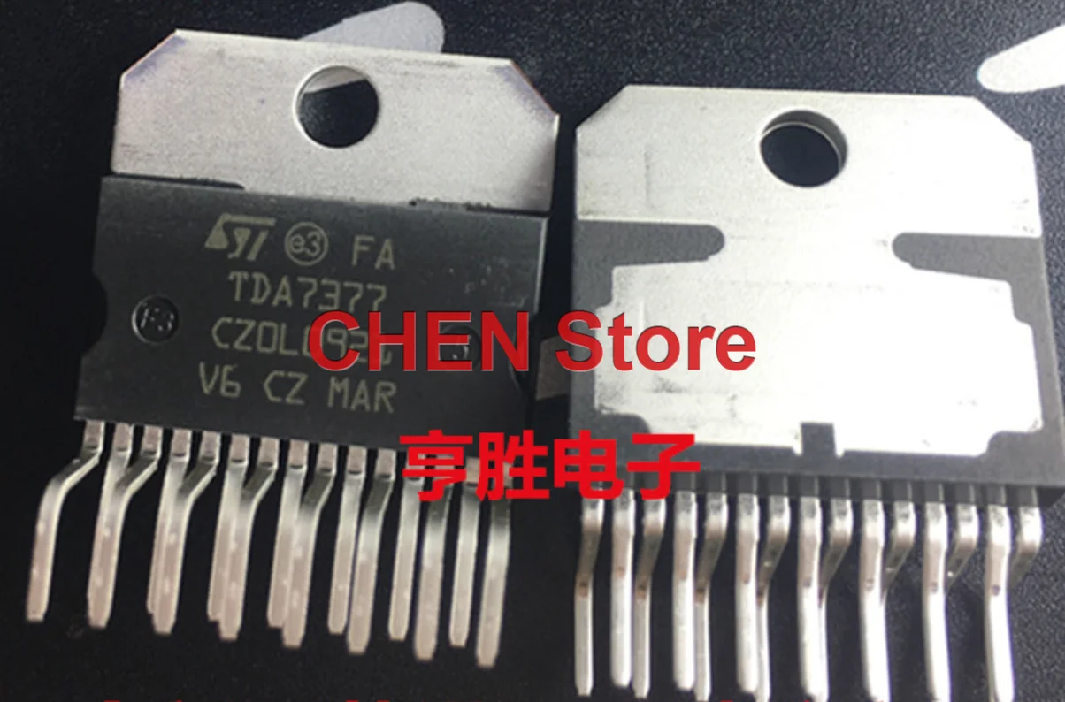1PCS/10PCS ST TDA7377 ZIP-15P singlechip Audio amplifier TDA 7377 zip15p 2x30W DUAL/QUAD POWER AMPLIFIER FOR CAR RADIO