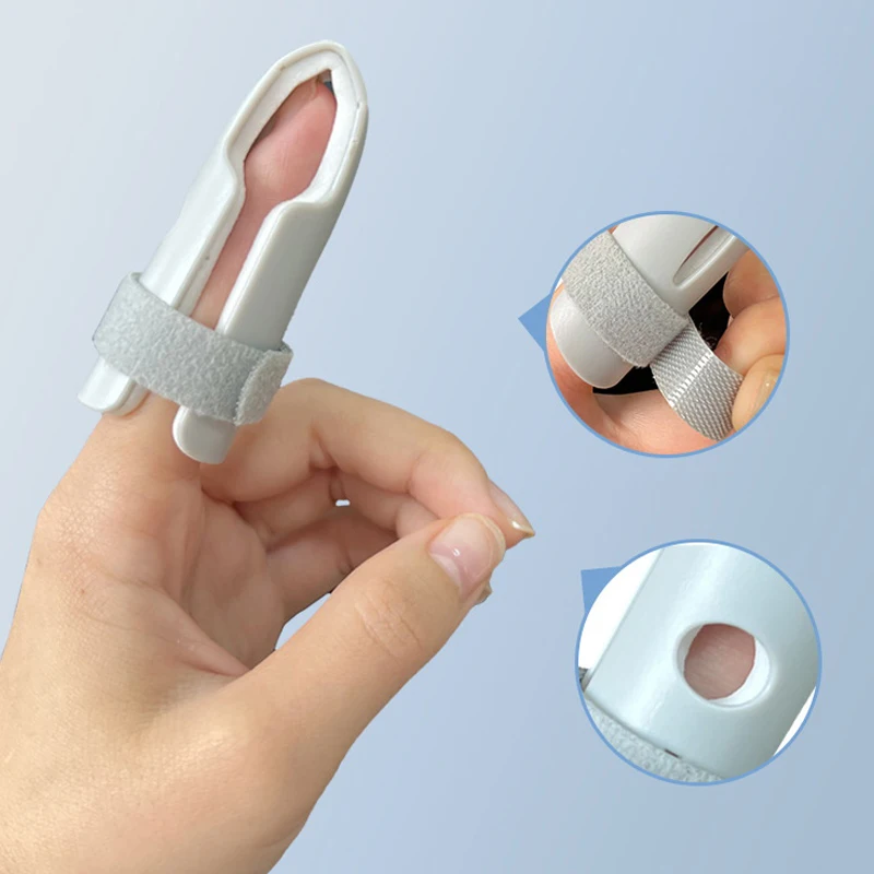 1PcFinger Splint  Foam Support Brace Finger Splint Hand Trigger Broken Finger/Sprain/Fracture/Pain Relief/ Joint Immobilization