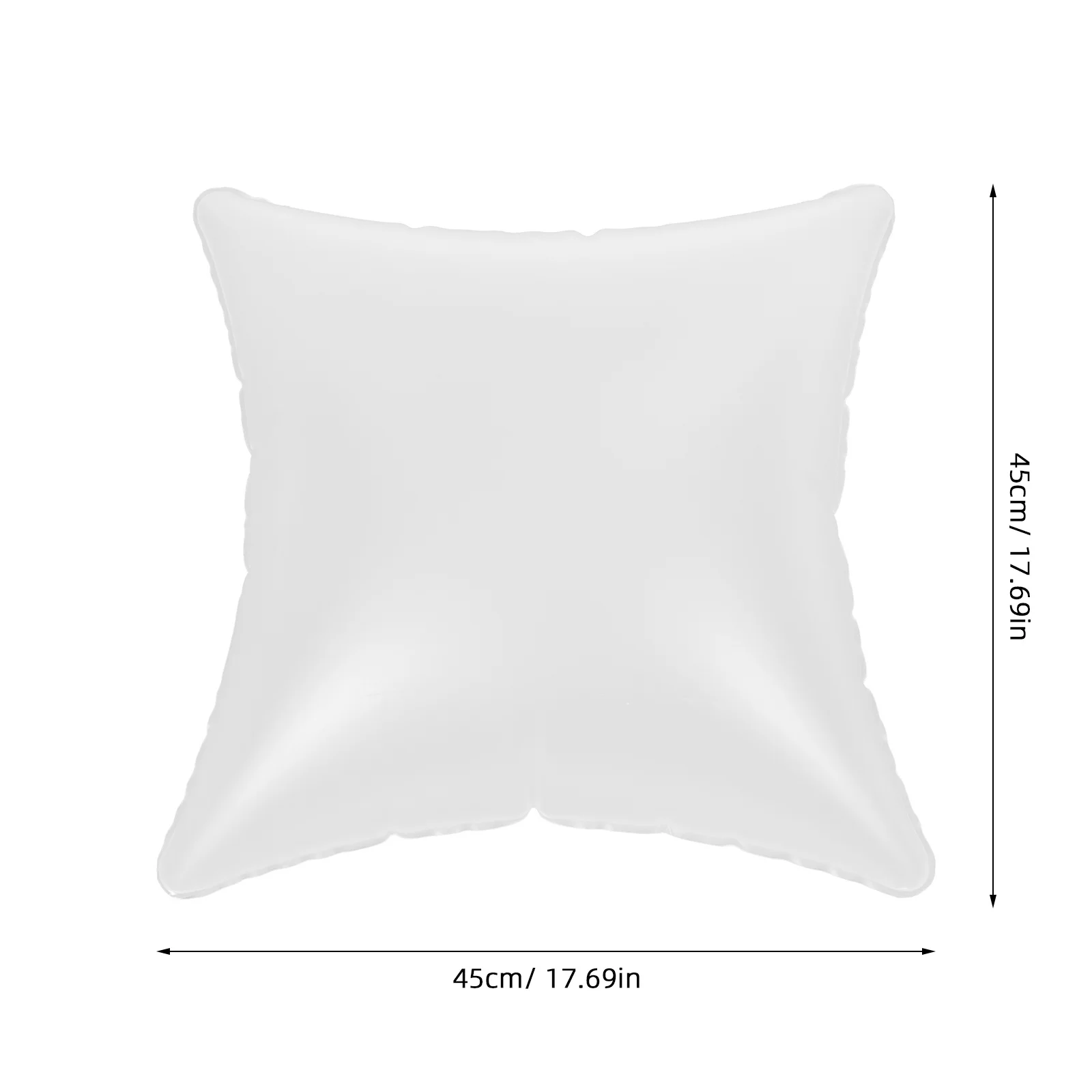 وسادة قابلة للنفخ مقاومة للماء مادة PVC ديكور عملي لغرفة المعيشة وغرفة النوم ومقاعد السيارة وسادة قابلة للنفخ للمكتب