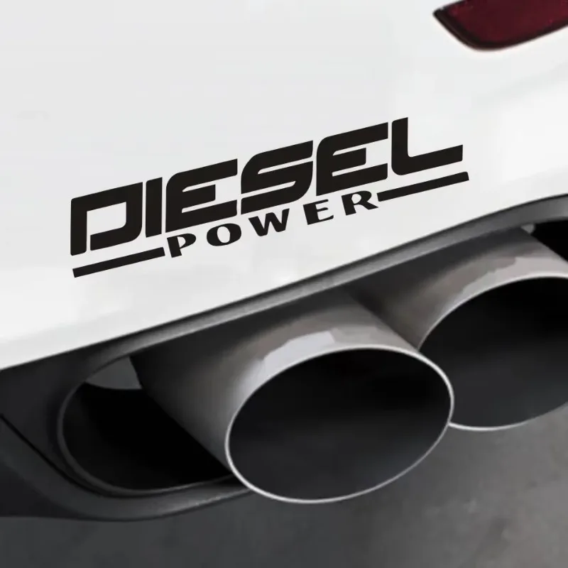 2Pcs/Set DIESEL POWER Car Sticker JDM Style Waterproof Vinyl Decal for Body Mirror Motorcycle Scratch Cover Decor