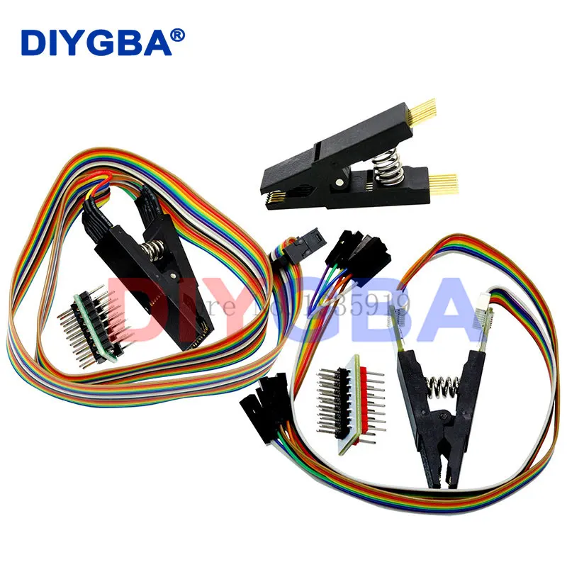 

Тестовый зажим программатора SOP16 SOP SOIC 16 SOIC16 Pin IC Test Clamp SOP16 to DIP8 Flash Clip для 25 серий RT809F TL866CS TL866A