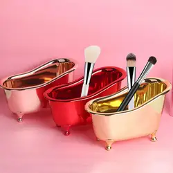 Portable Organizer Box Small Miniature Decoration Bath Tub Box Anti-deform Makeup Holder Anti-slip for Bathroom