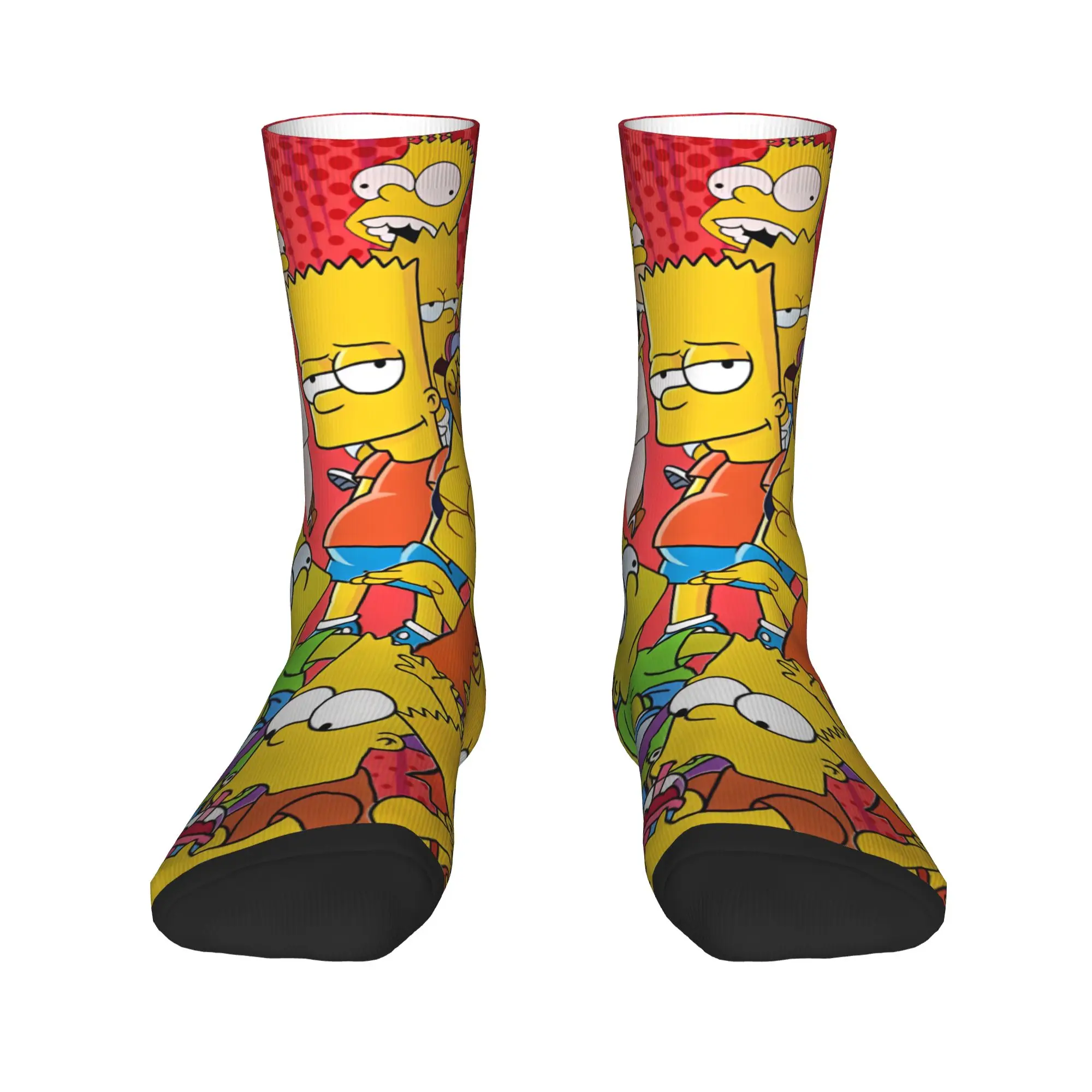 Unisex Men Socks The S-simpsons   Stockings Winter Funny High Quality Socks Pattern Running Non Slip Socks