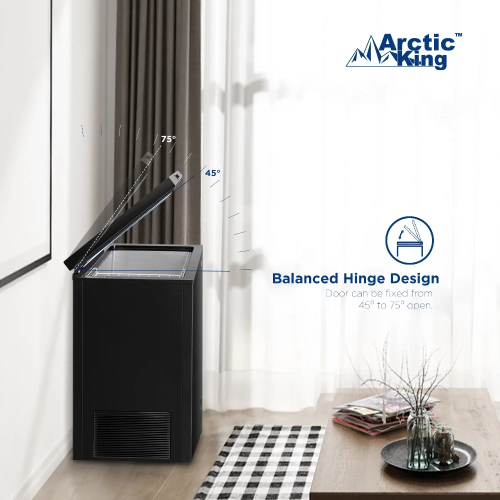 Arctic King 7 Cu ft zamrażarka piersiowa, czarny