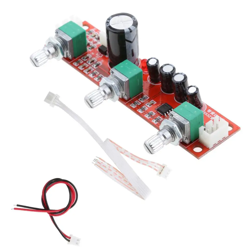 NE5532 Preamplifie Passive Board Bass Volume Control 2 Channels