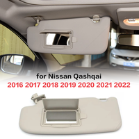 Car Sun Visor Suitable for Nissan Qashqai 2016 2017 2018 2019 2020 2021 2022 Gray Left and Right Sun Visor with Makeup Mirror