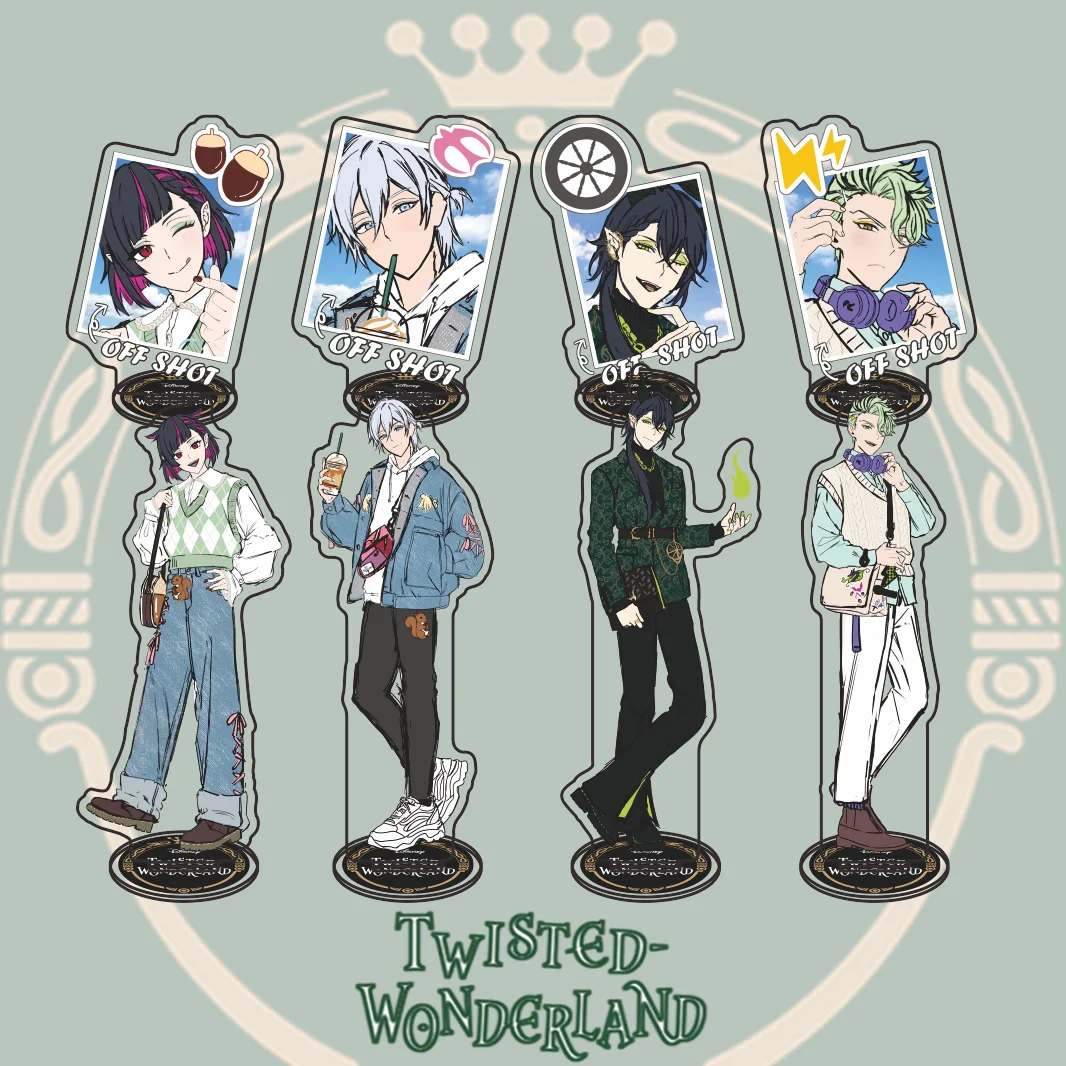2026 New Twisted Wonderland Acrylic Stand Figure Lilia Silver Malleus Sebek Anime Desktop Decor Collectible Gift Keychain