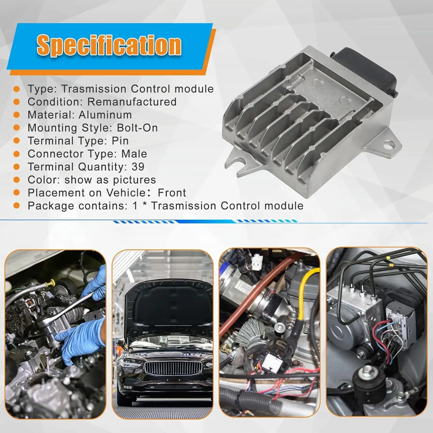 Module de transmission Plug-N-Play pour MAZDA 3 2.3L 07-09, TCM reprogrammé L34T