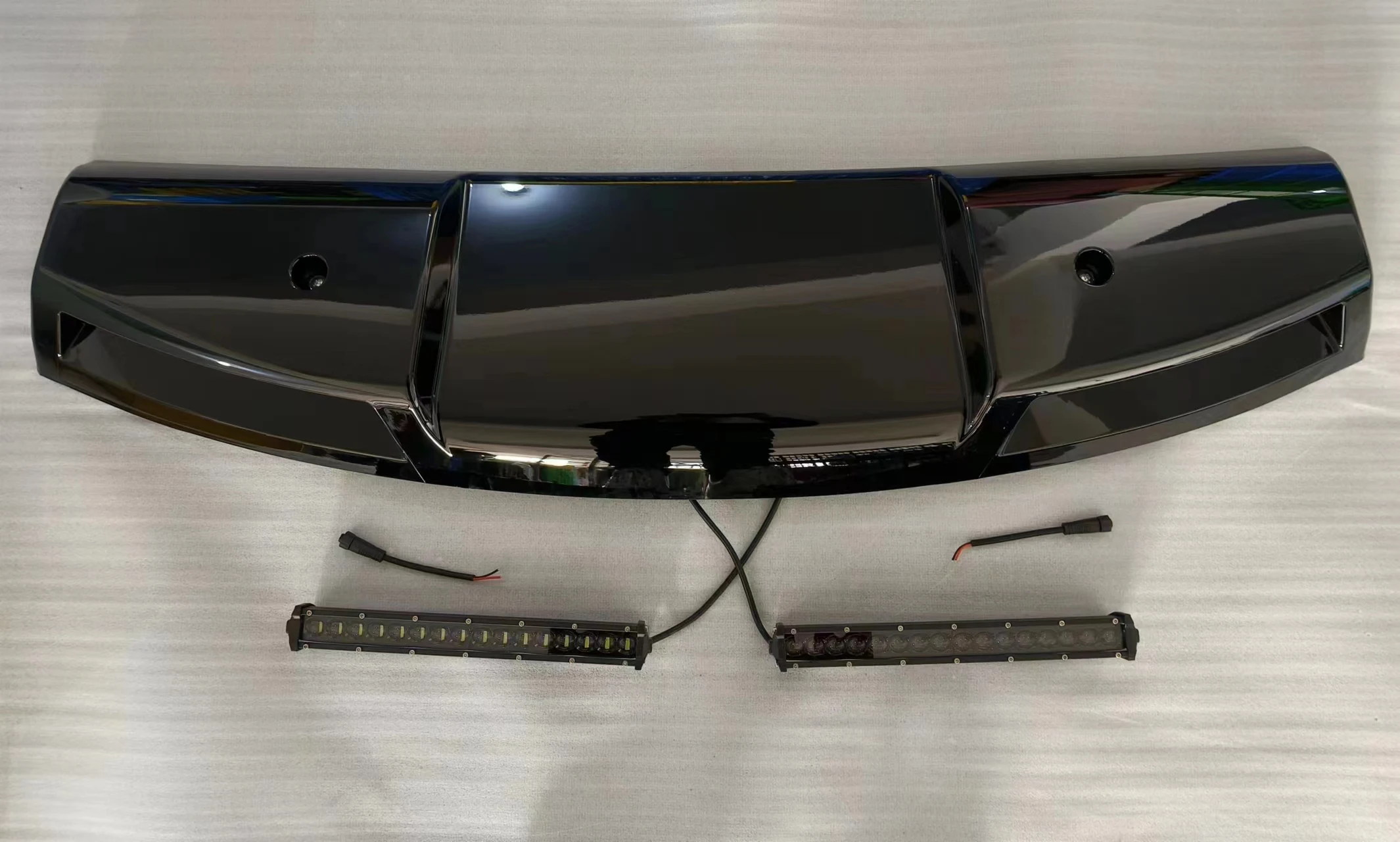 Work Light Top Roof Light bar Replacement Spotlight Carbon Fiber Front Roof LED Kit for Land Rover Defender 2020 20212022 2023