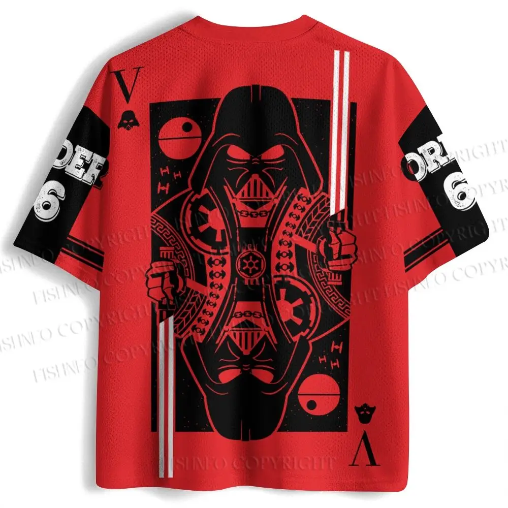 2026 New Star Wars Movie Sports Fashion Adult Children's Short Sleeve V-neck Street Gothic Style Horror Fans Gift