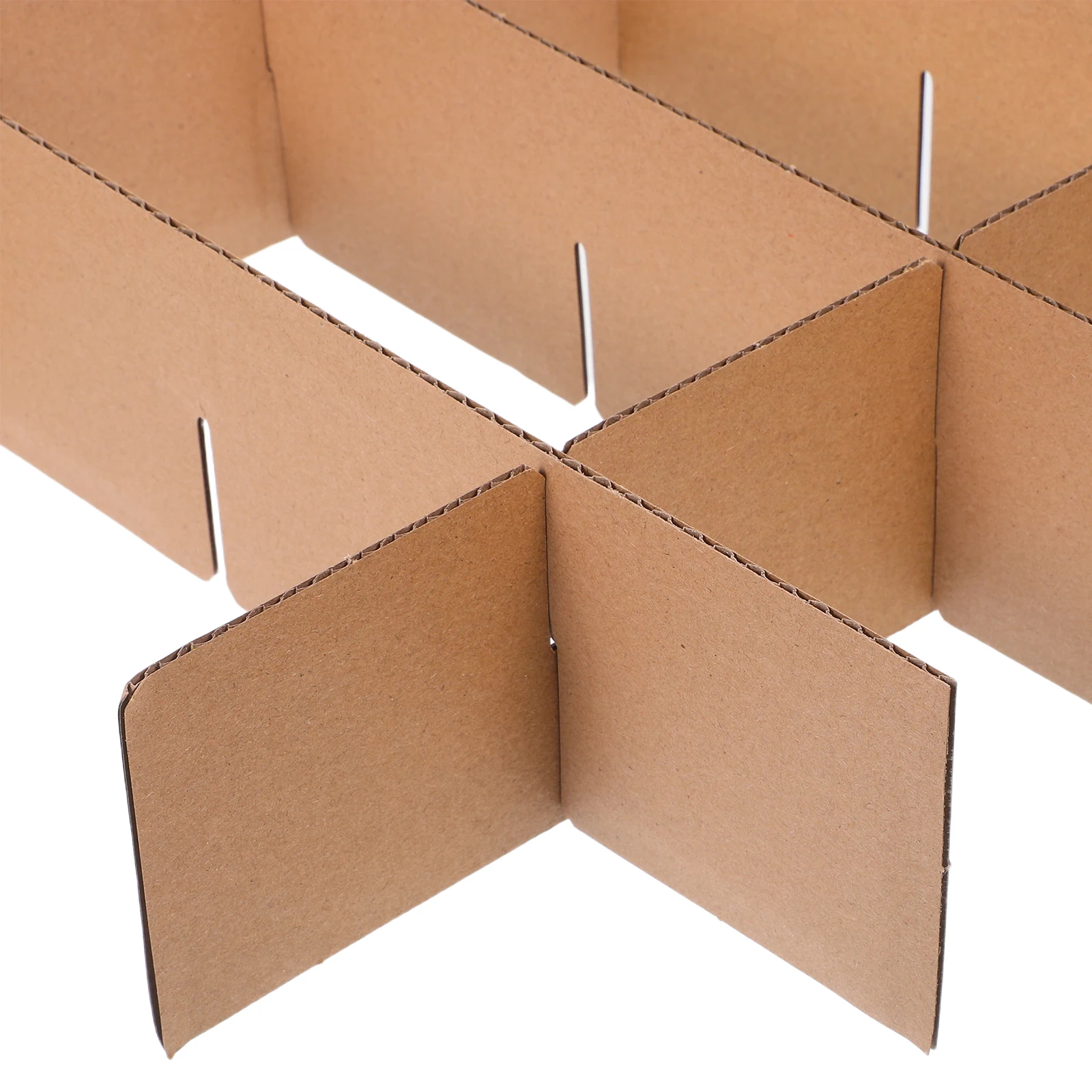 5 Carton Partitions 335*335*80MM Grid Design Protection Moving Boxes Glassware Packing Boxes Dish Divider