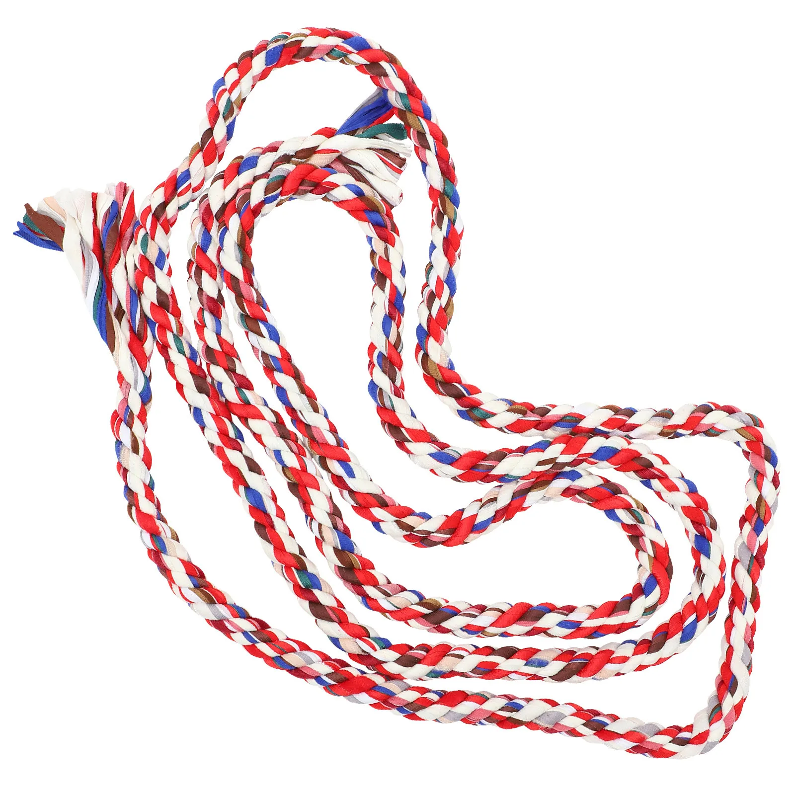 

Wear-Resistant Colorful Tug of War Rope Cloth Material Safe Grip Pulling Rope for Kids Sports Race Outdoor Tug of War Cord