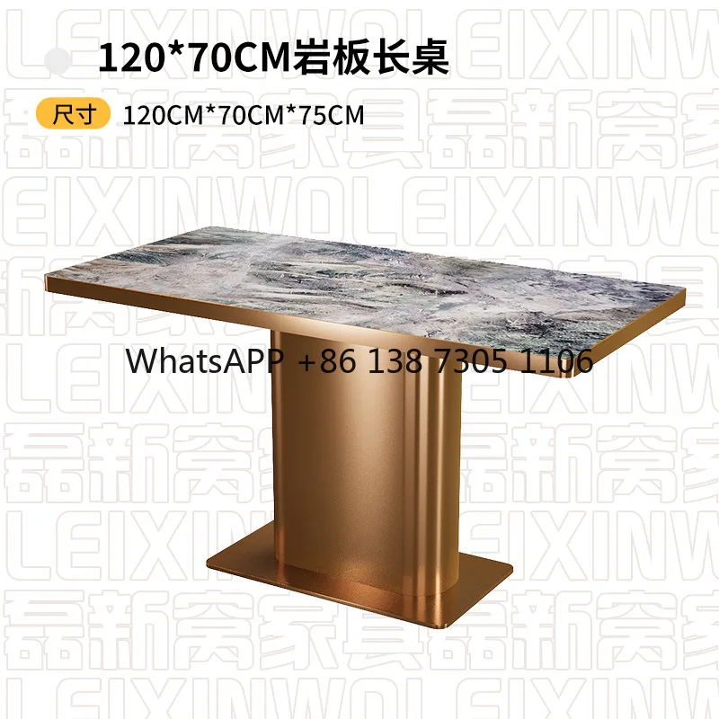 

Restaurant tables and chairs Commercial theme Western restaurant Rock slab fusion cooking Dining table and chairs