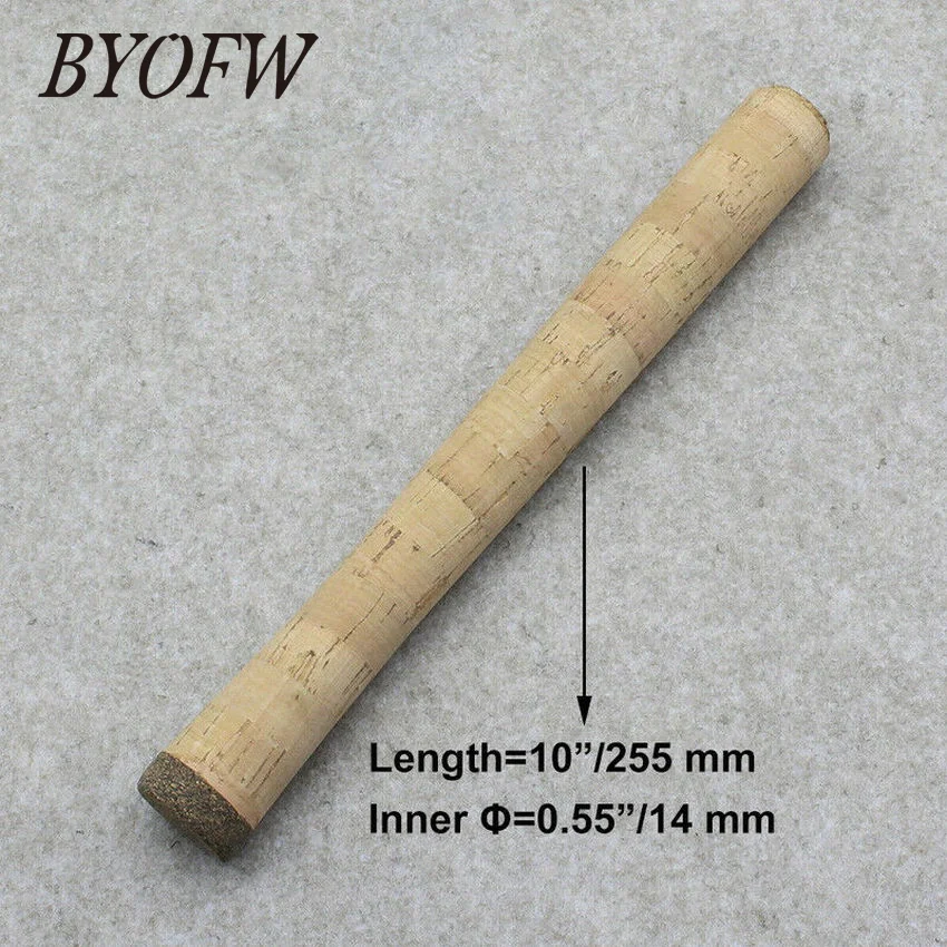 BYOFW 1 PC 10 Inch Composite Cork Fishing Rod Handle Grip Pole Holder Repair Or Replacement Easy Install DIY Building Component