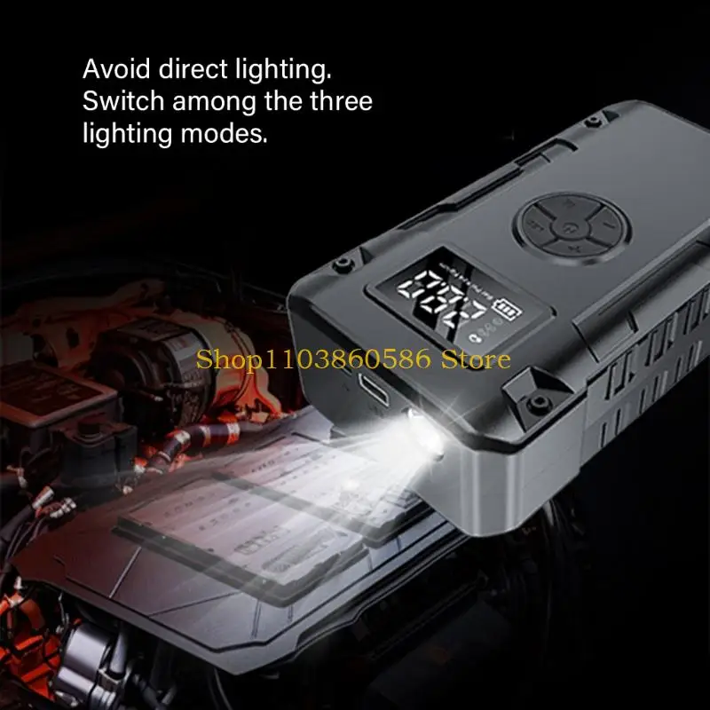 242A Электрический воздушный компрессор мотоцикла со светодиодным надувным насосом