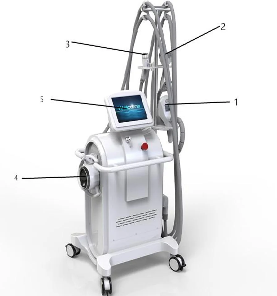 X8 Velashape Device Dual Cavitation Vacuum Roller Body Massage Machine view 3
