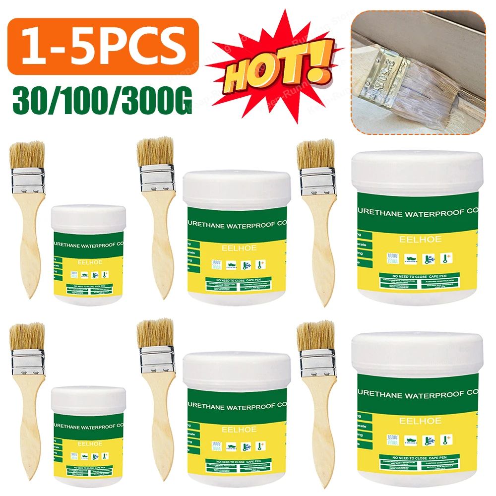 1-5Pc Invisible Waterproof Coating Sealant Agent Transparent Sealing Coating Strong Insulating Sealant Clear Sealant Repair Tool