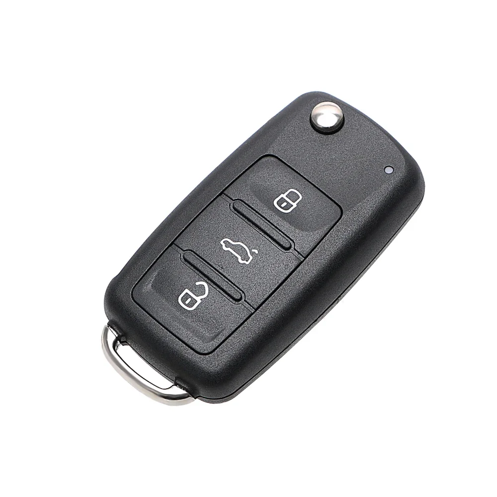 

3 Buttons Remote Flip Blank Covers Car Keys For VW Car Key Shell for Volkswagen Golf Jetta Polo Beetle Caddy Eos Scirocco Touran