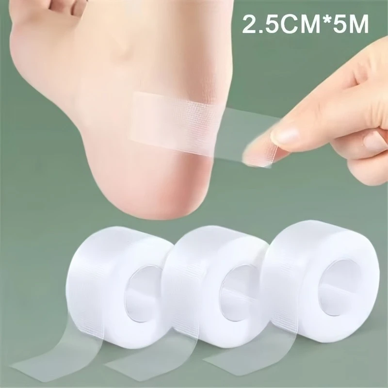 1 Roll Anti-Wear PE Heel Sticker Tape Heel Patch Protector Durable First Aid Blister Foot Pad Heel Inserts Grips