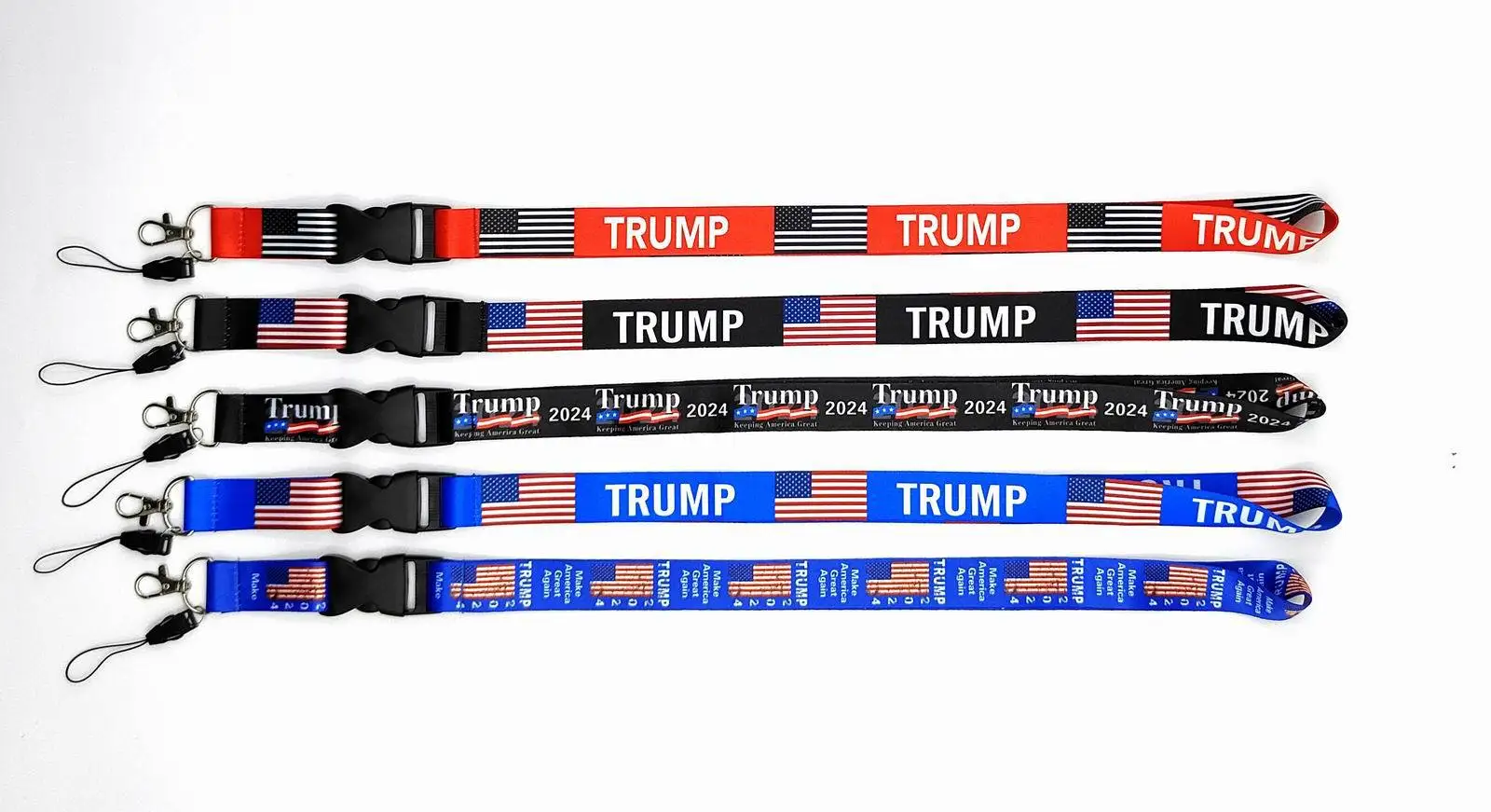 Trump US Election Car Keychain Lanyard Long Key Ring Chain JDM Culture Keyring for illest Auto Accessories Gift for Husband