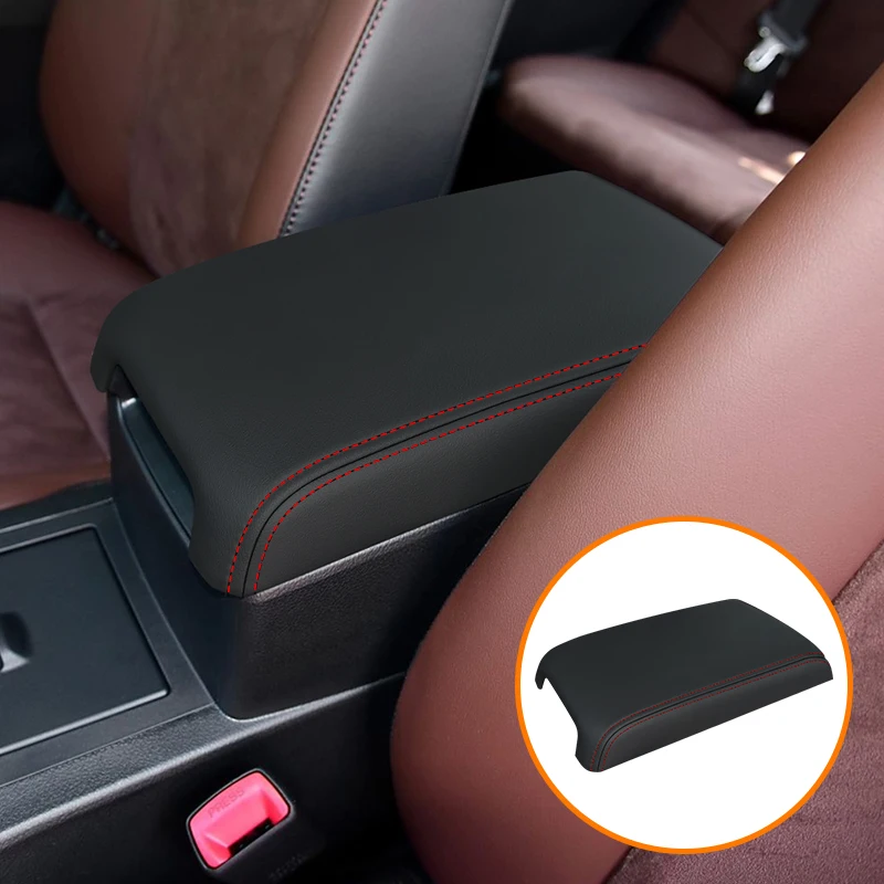 PU Leather 1pcs Car Armrest Box Center Console Lid Armrest Cover For Toyota Camry 2012 2013-2017 Interior Accessories