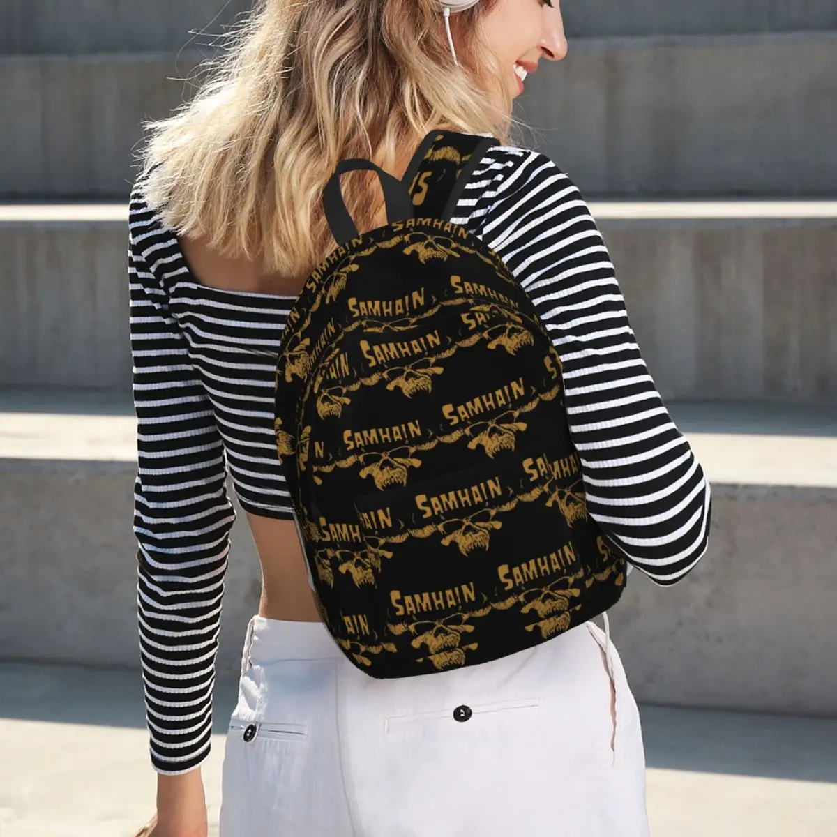 How Much Do You Know About Samhain Band And You Enjoy It Backpack BookBag School Bag Computer Shoulder Bags for Men Women