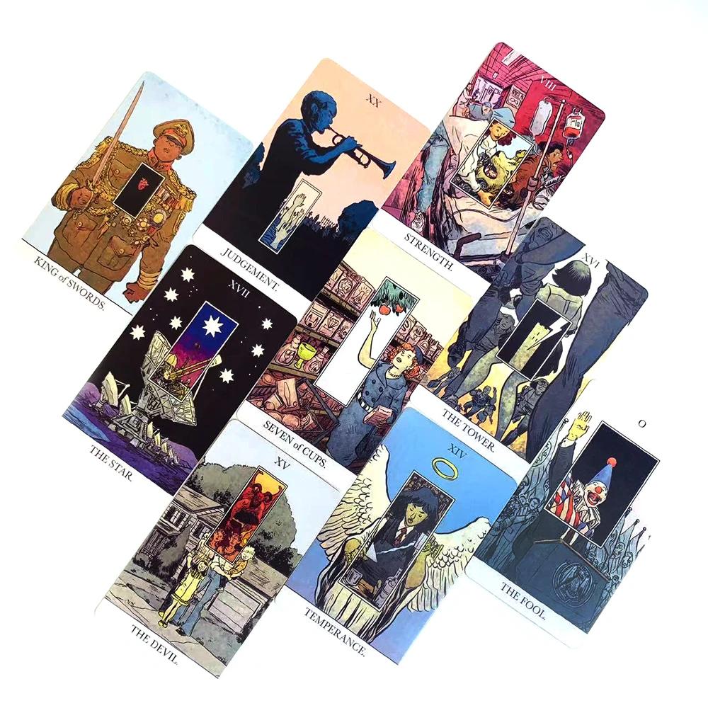The Unveiled Tarot Cards English Version Fortune Telling Divination Tarot Deck Family Party Leisure Board Game Party Games