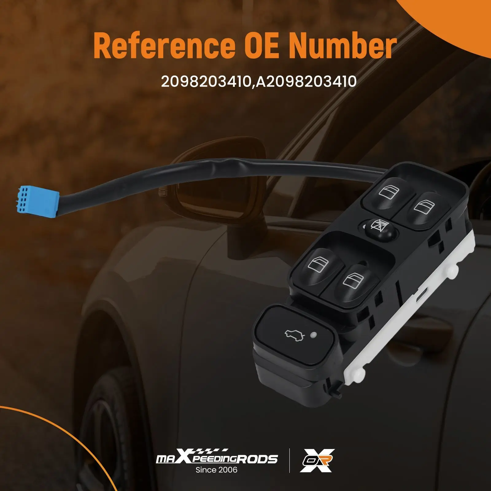 

Power Master Door Window Switch For Mercedes Benz W209 CLK320 CLK350 CLK500