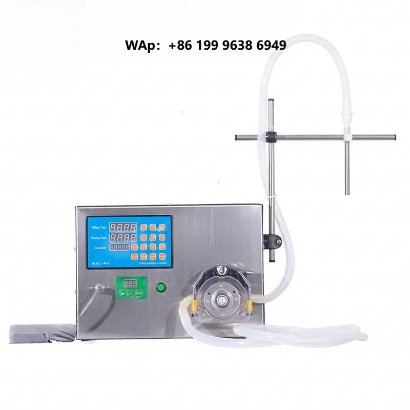 Zhongjie High-Accuracy Semi-Automatic Electric Liquid & Paste Filling Machine for Large Flow Glass/Plastic Bottles