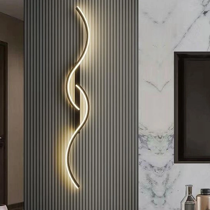 

LED Bedside Wall Lamp Night Light For Living Room Bedroom Staircase Modern Art Indoor