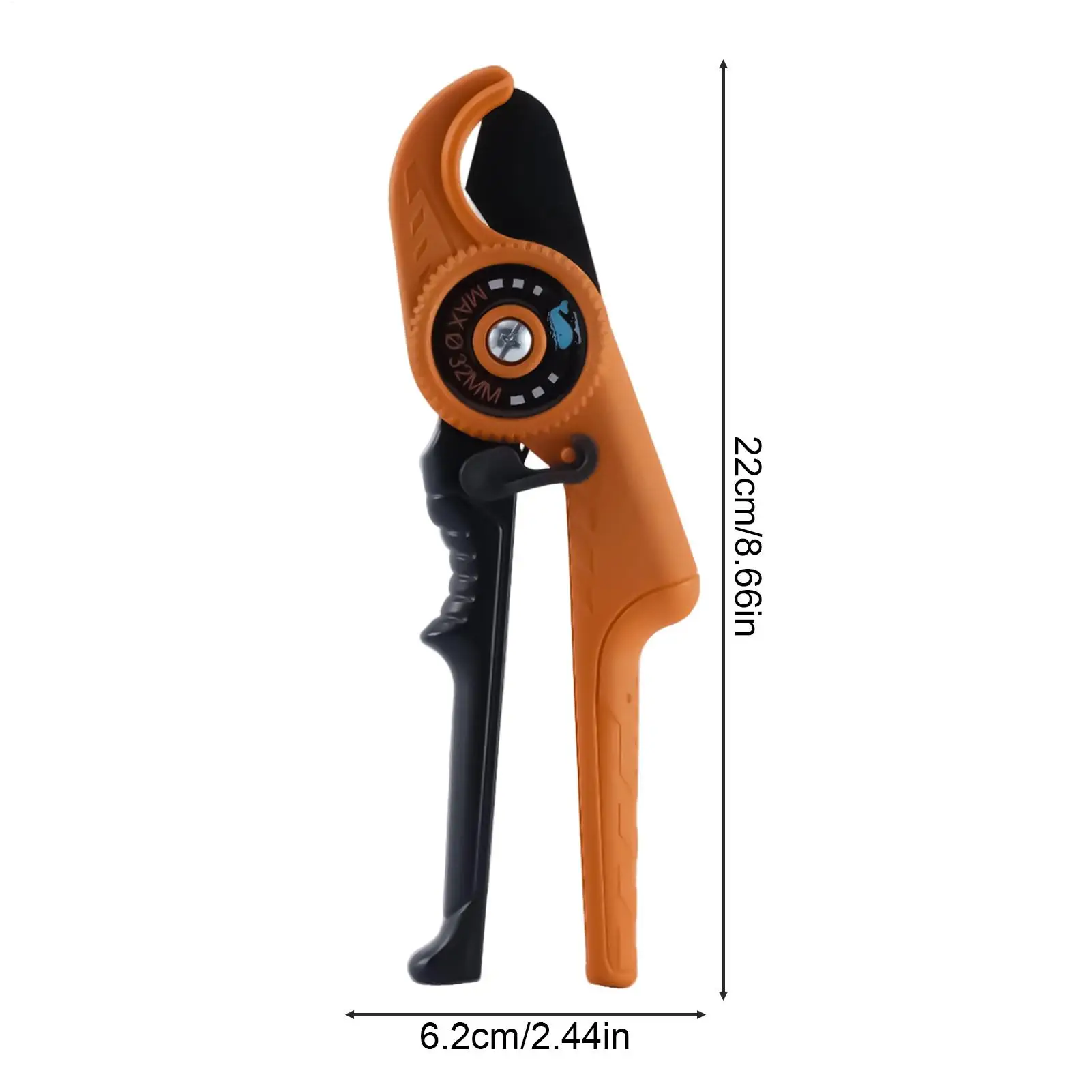 Ratcheting PVC Cutter Ergonomic Aluminum PVC Tubing Shears Heavy Duty Pipe Cutters Tube Machine For Professionals Beginners - view 6