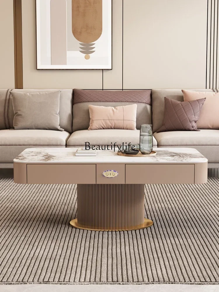 

06Electric lifting coffee table dining table dual-purpose living room small apartment household multi-functional integrated