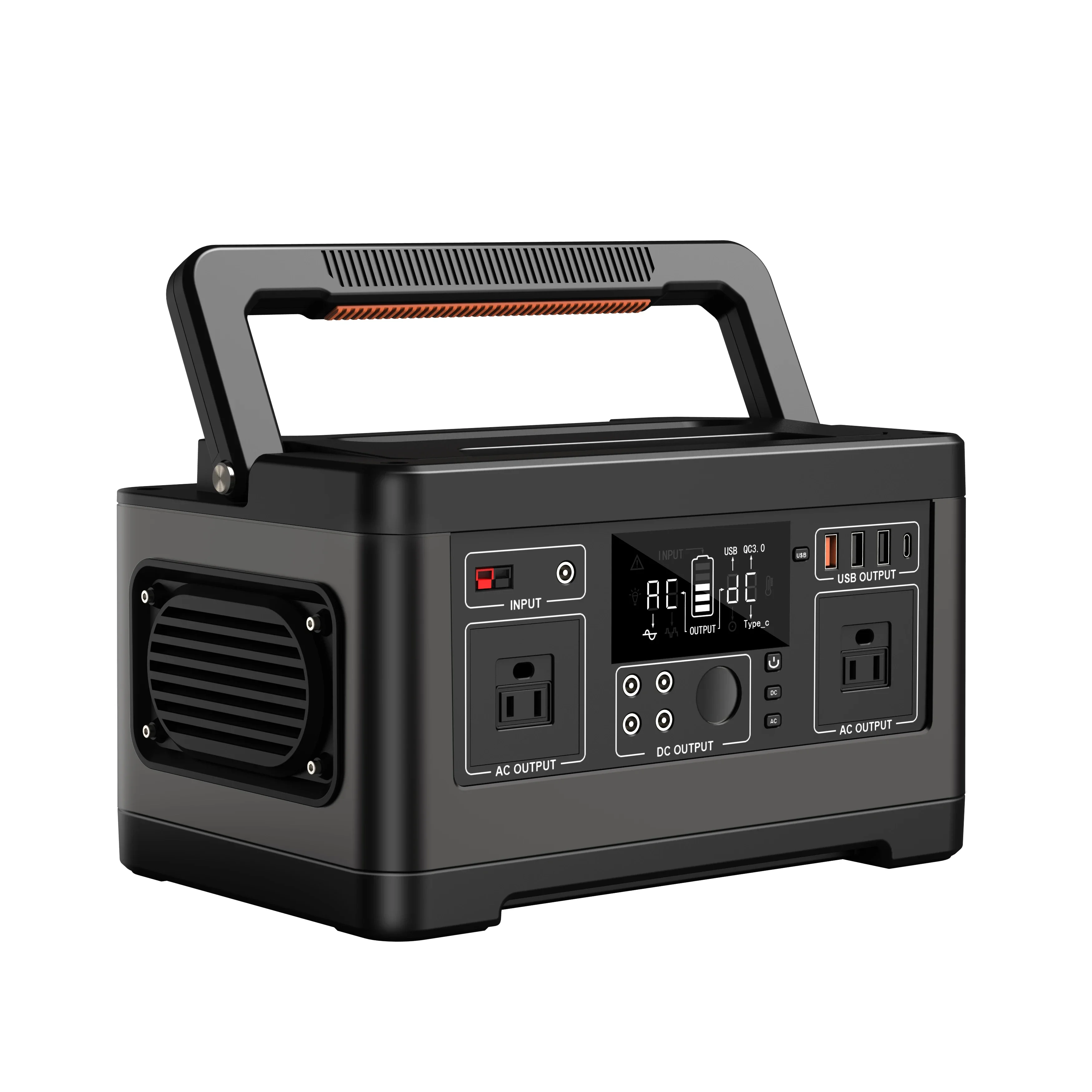 Lithium Ion Battery Camping 300wh Portable Power Station Solar Generator For Home Energy Storage