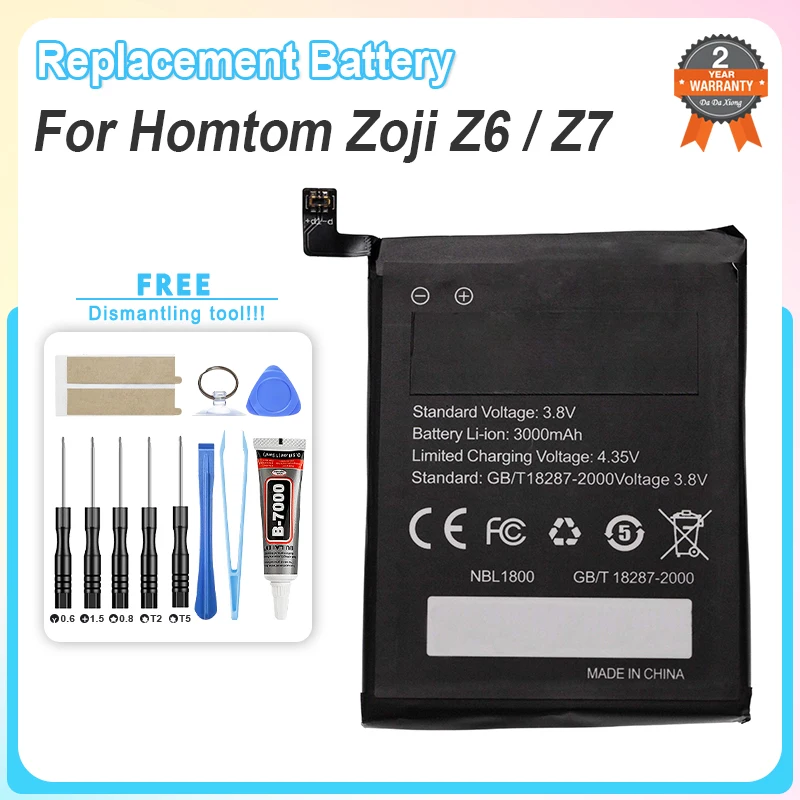 3000Mah For Homtom …