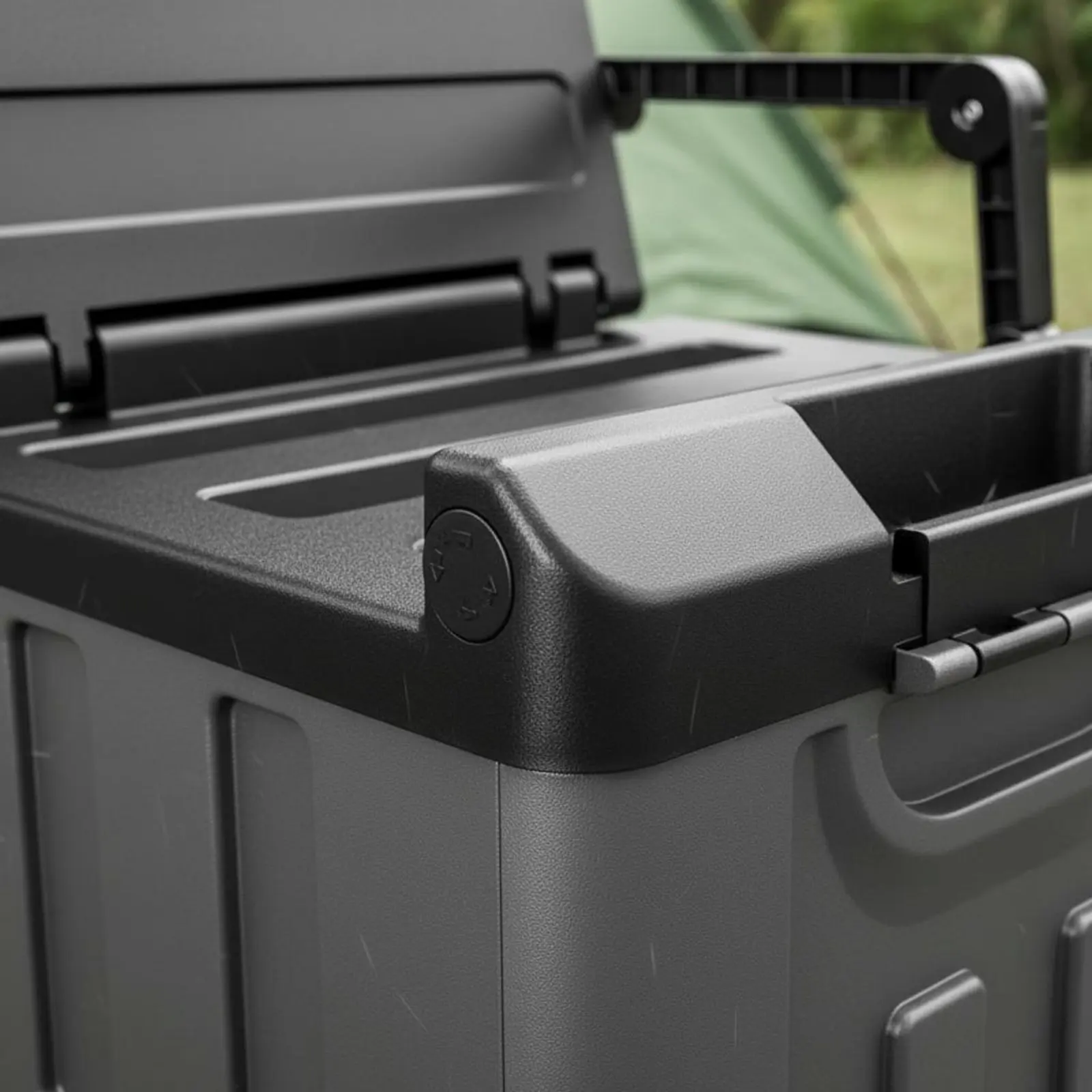 Sit-on Storage Trunk Multi-Functional Portable Storage Seat Foldable Camping Crate Long-Lasting Outdoor Gear Easy to Clean view 6