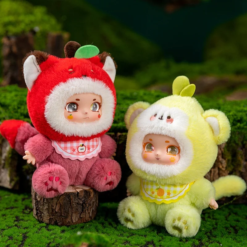 ผลไม้น่ารัก Sweetheart Party ของเล่นตุ๊กตาไวนิลยอดนิยมตุ๊กตาสตรอเบอร์รี่ Apple Pear ตุ๊กตาเด็ก Creative Back to School อะนิเมะของขวัญ