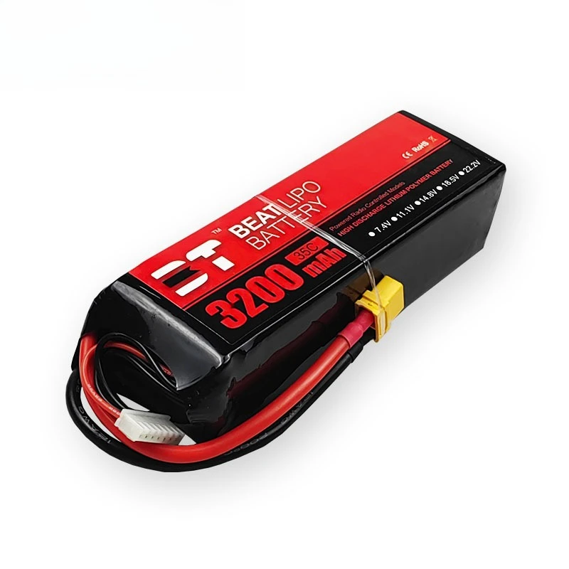 3200mAh 6S 22.2V 35C T/XT60 LiPo Battery for RC Quadcopter Helicopter FPV Racing Drone Spare Parts 6s Rechargeable Battery