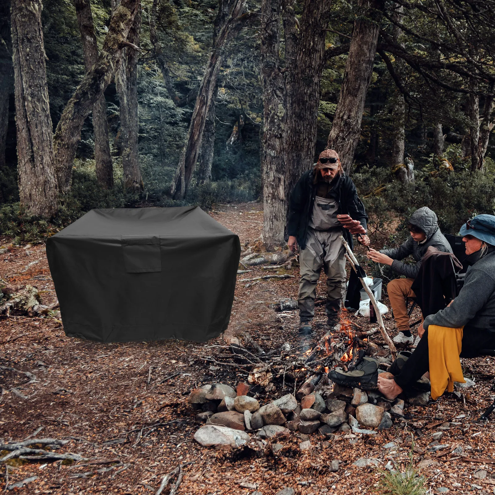 

Premium Oxford Cloth Heavy Duty Bbq Grill Cover Weatherproof Uv Resistant for Outdoor Gas Charcoal Grills Garden Park Use