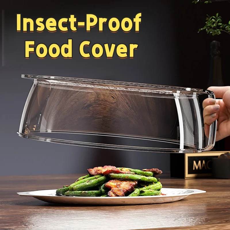 Microwave Splatter Cover, Unbreakable Foldable Dish Lid, Stackable Insect Proof for Kitchen Camping BBQ