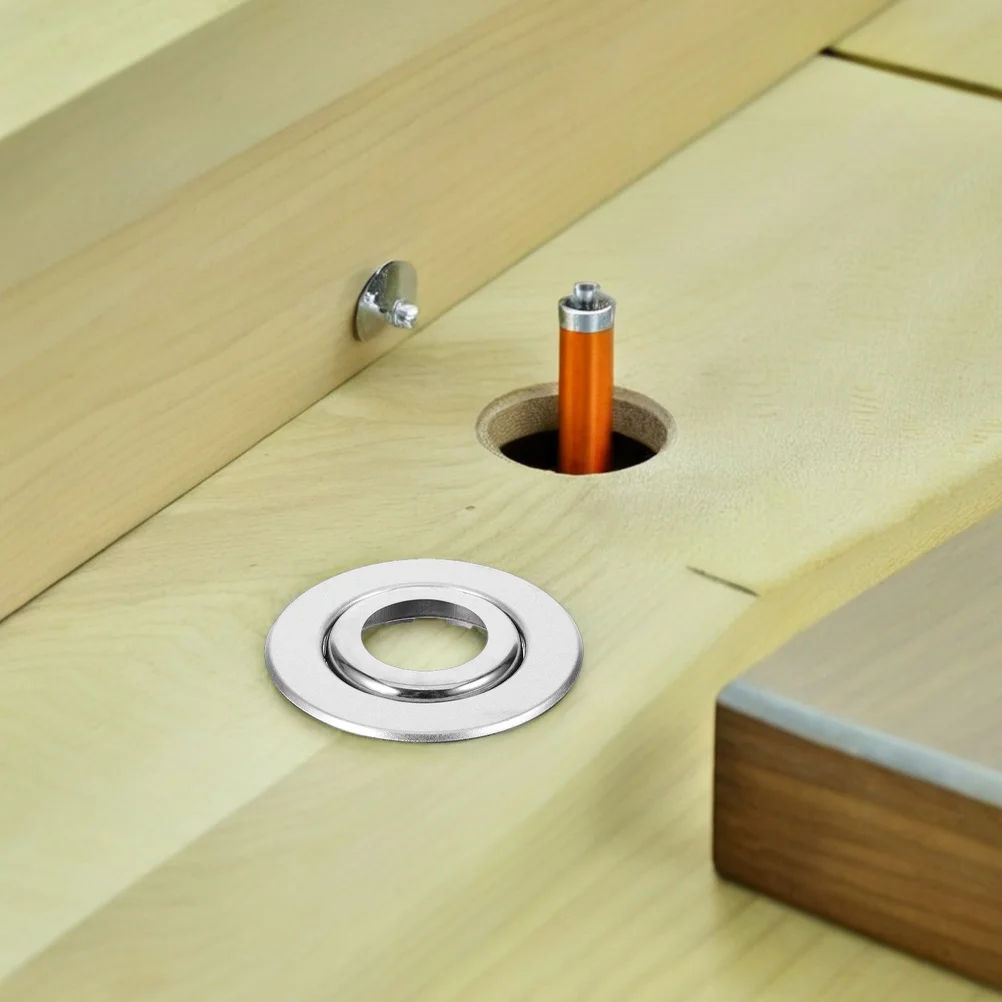 20pcs Fire Sprinkler Cover Plate Stainless Steel Dual Layer Decorative Trim For Homes Offices Recessed Ceiling Escutcheon Guard