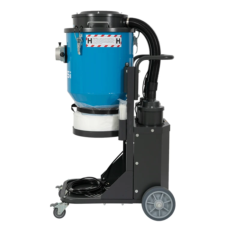 Whole Professional H-class Cyclone Industrial Concrete Cement Dust Extractor Collector HEPA Vacuum Machine for Polishing