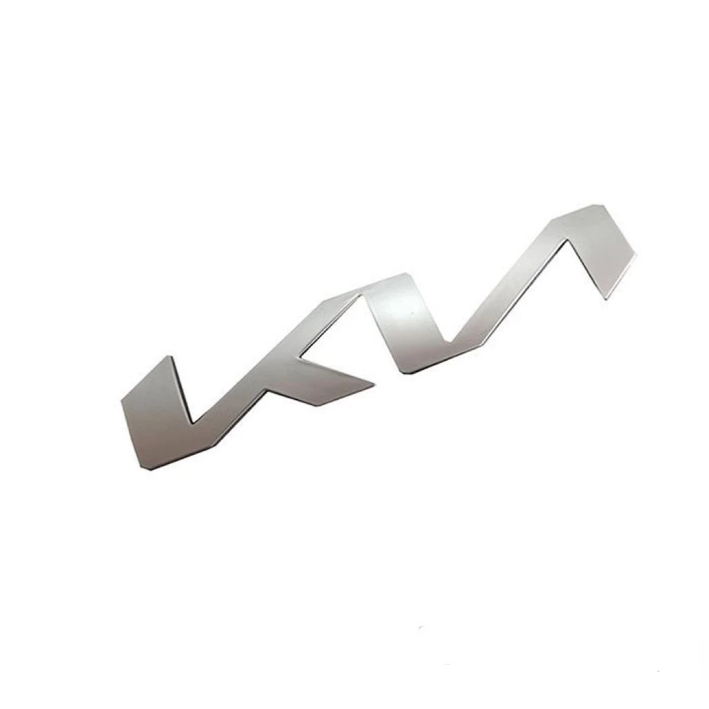 1pcs KN ABS Car Front logo sticker For new Kia Rear Bumper tail door trunk sticker car rear Emblem sticker styling Accessories