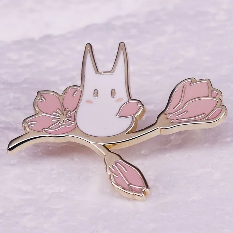 Broches Metálicos de Anime de Mi Vecino Totoro, Lindas Insignias Decorativas para Solapa, Accesorios Decorativos Portátiles para Ropa y Mochilas