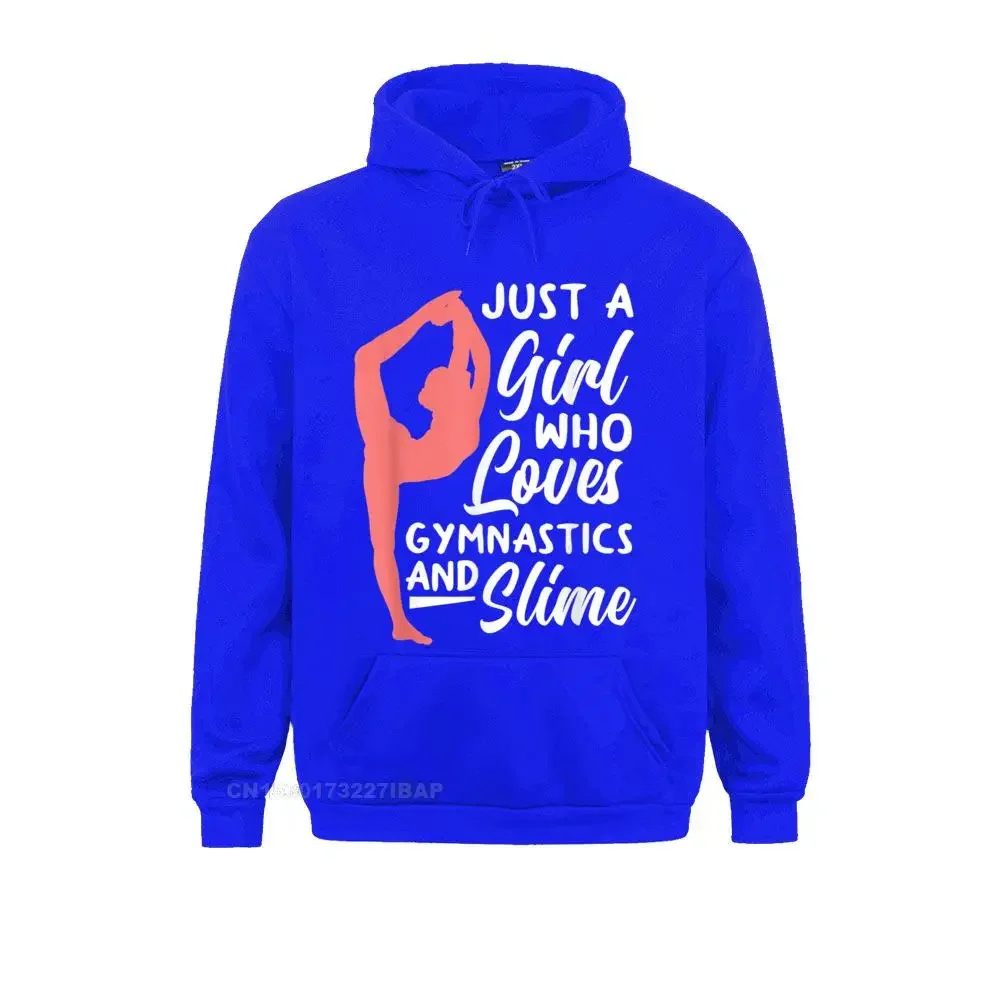 Just A Girl Who Loves Gymnastics And Slime Funny Gymnast Hoodie Hoodies for Men Hot Sale Mother Day Sweatshirts Holiday Hoods