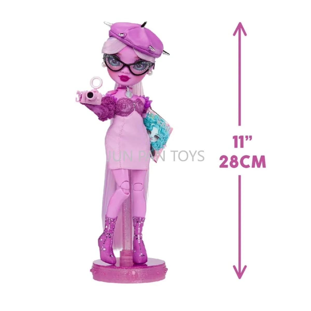 Rainbow High Shadow Series Lavender Lynn Pinkie James Colorful