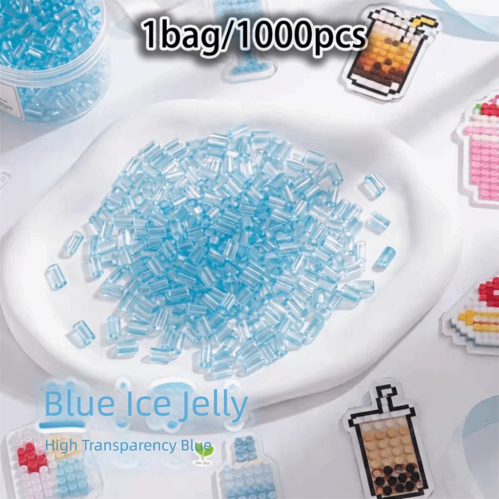 Gifts High-Transparency Handmade DIY Perler Beads 2.6mm Handmade Glass-Colored Perler Bead Heat Press Perler Bead