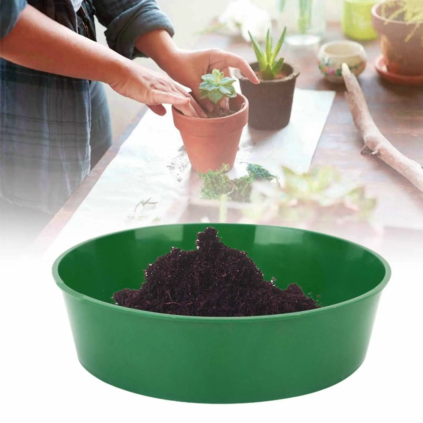 Plastic Garden Mesh Gardening Sieve Succulent Plants Sand Stone Filter Tool Filter Sieve Gardening Sieve Sieve Plants Sieve