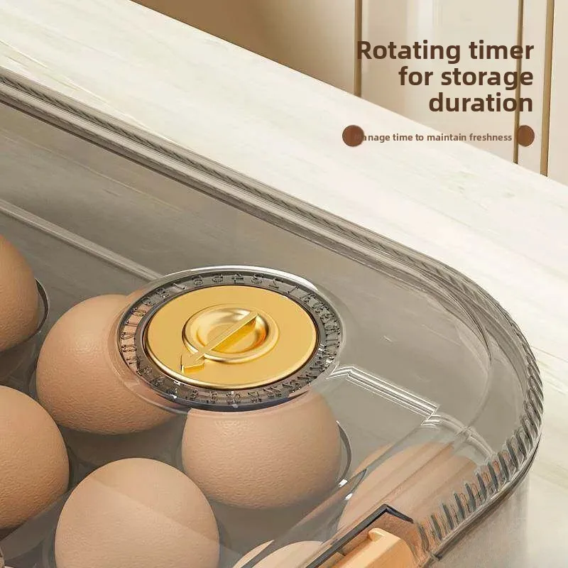 Food Grade Egg Storage Box Refrigerator Egg Holder Outdoor Organizer New Model Durable Plastic Egg Tray Easy to Clean